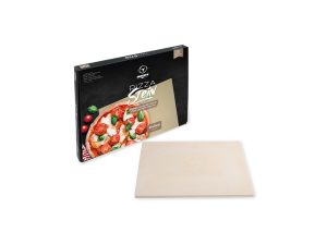 MOESTA Pizzastein mit Stier – 45 x 35 cm Eckig