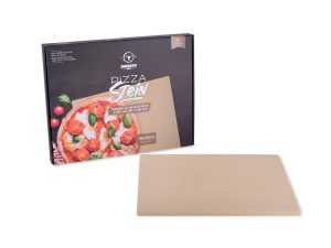 MOESTA Pizzastein mit Stier – 35 x 45 cm Eckig