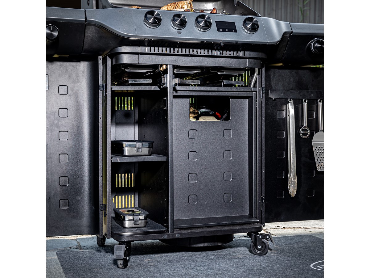 Rösle BBQ-Station Gasgrill BlazeFlame Master 3 - 50mbar – Bild 5