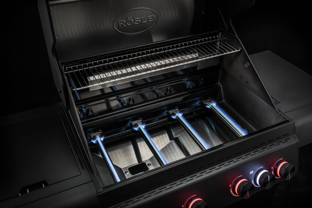 Rösle BBQ Station Gasgrill AllFlame Hero 4 flammig – 50mbar – Bild 6