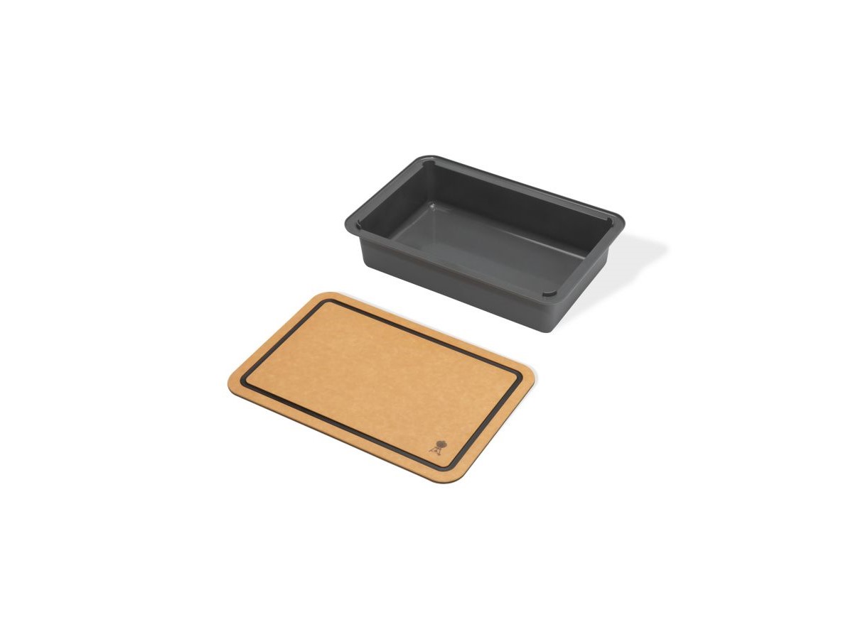 Weber Works Box und Schneidebrett - Einsetzbar in Seitentisch