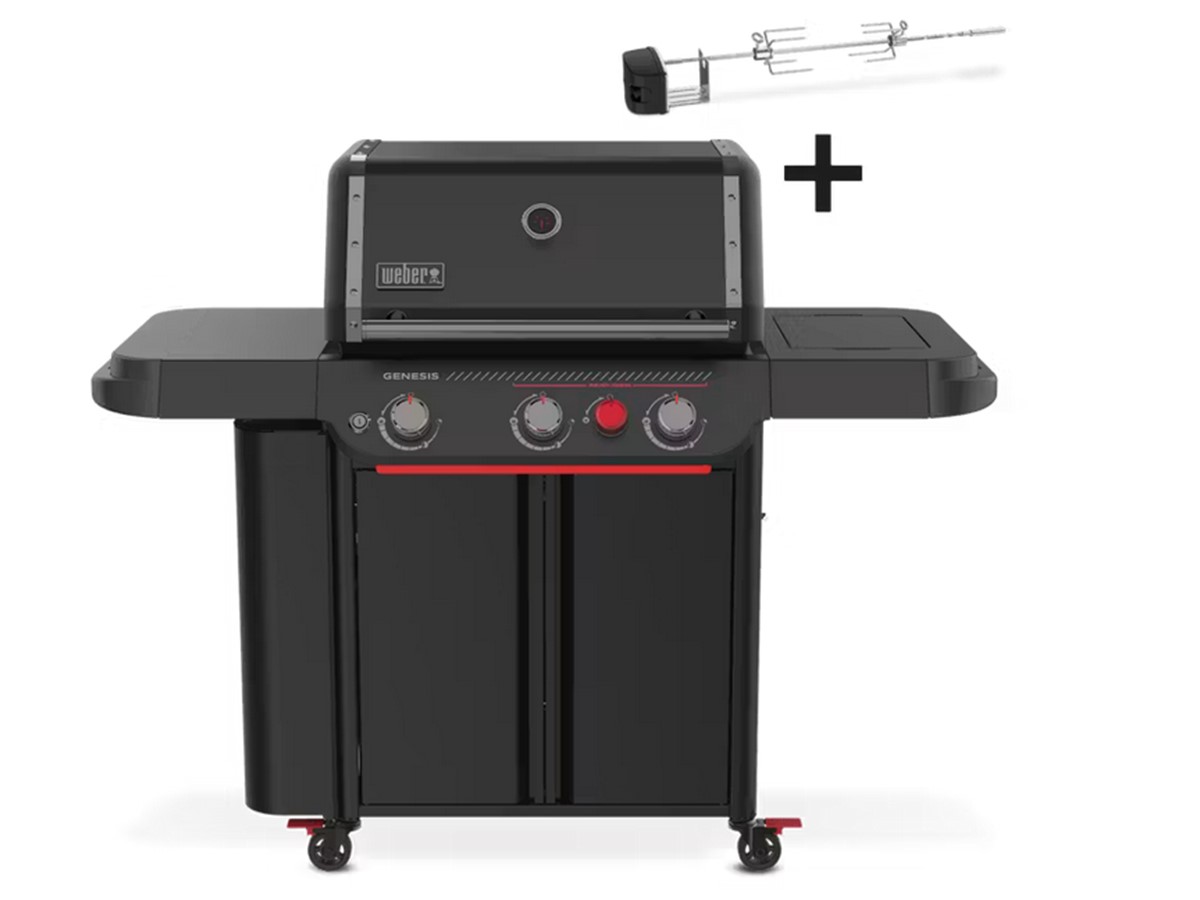Weber Genesis E-330WR Gasgrill Stealth Edition