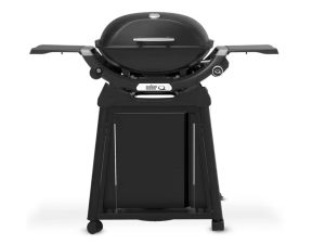 Weber Q 2200N Gasgrill mit Seitentischen und Premium-Rollwagen